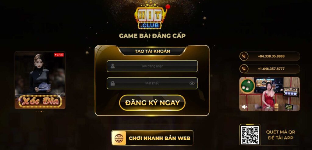 Hitclub - 1 Cổng Game Bài Không Thể Bỏ Qua Của Các Cược Thủ 1 Tham gia thế giới game bài của hitclub